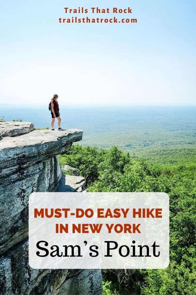 The Sam's Point Preserve hike and the hike to the Ice Caves is a popular hike in New York, not far from New York City