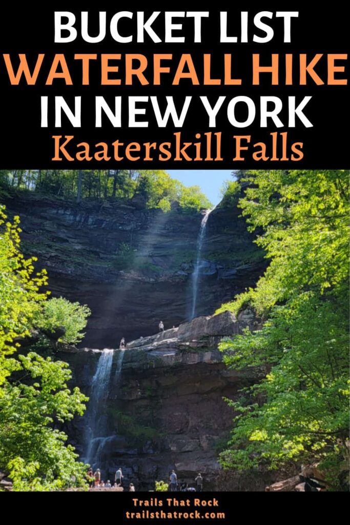 The Hike to Kaaterskill Falls is one of the best waterfall hikes in New York.