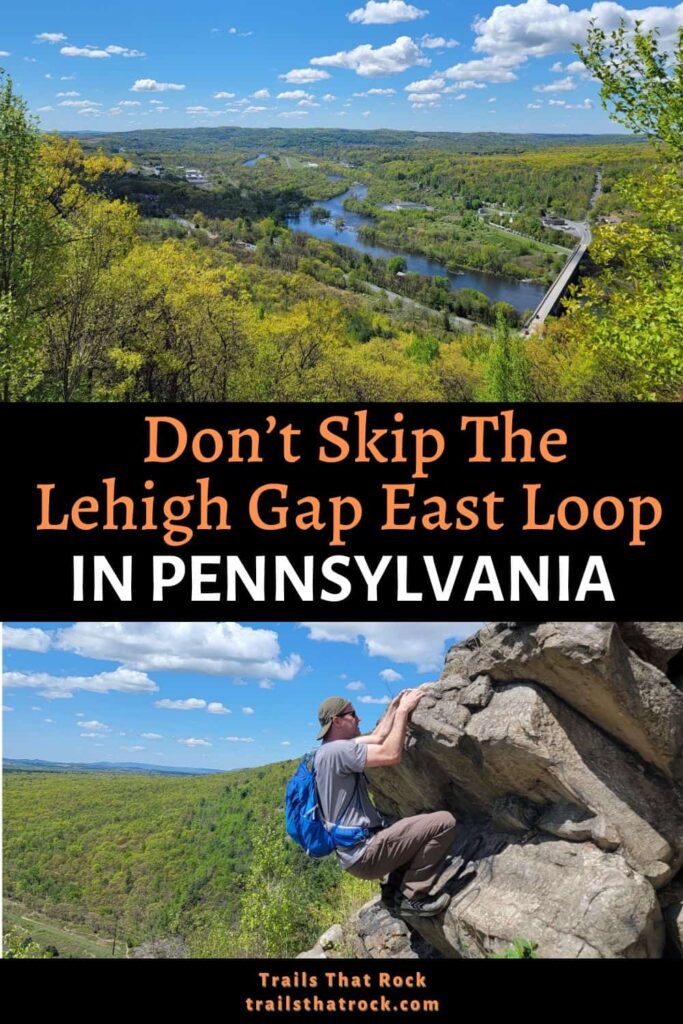 The Lehigh Gap East Loop is one of the most challenging but fun hikes in the Lehigh Valley
