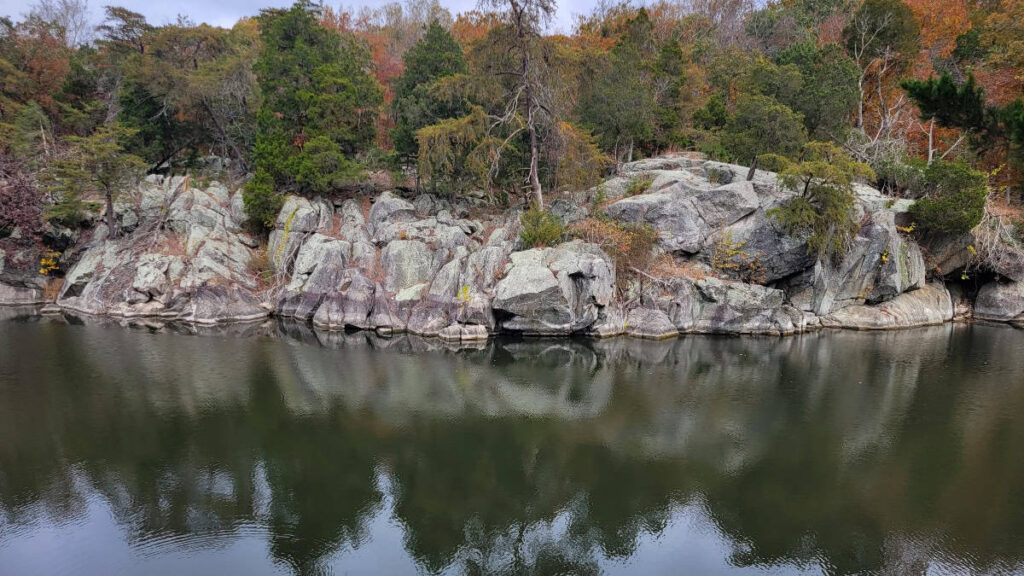 View of the C&O Canal from the towpath near the Billy Goat Trail during late October