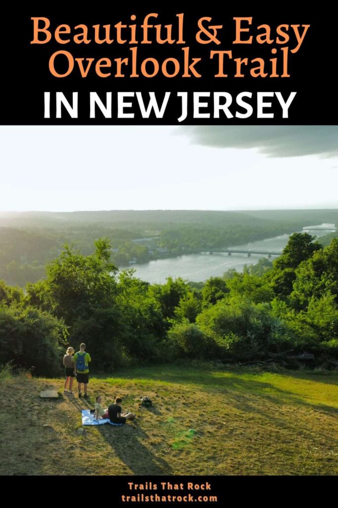 The Goat Hill Overlook is an easy trail to a gorgeous view of the Delaware River and New Hope, t