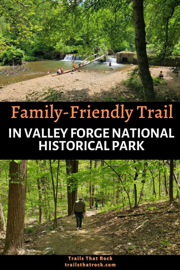 The Mount Misery and Valley Creek loop at Valley Forge is a fun, 3 mile loop that is family friendly