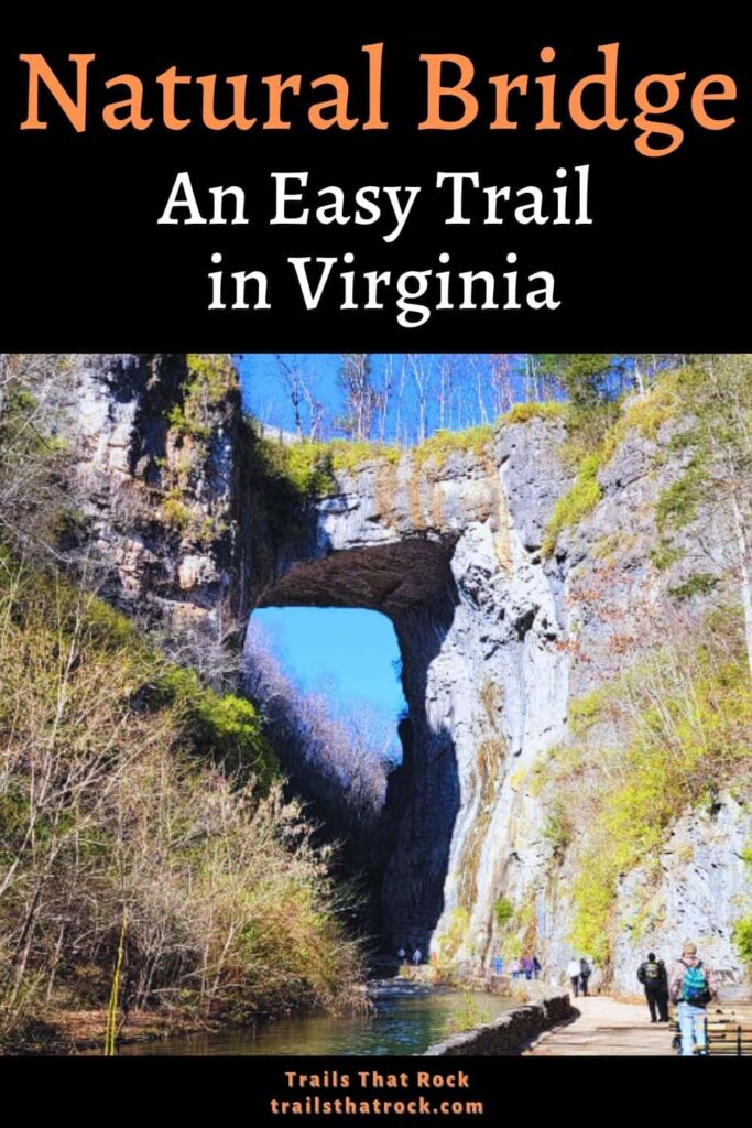 Getting to Lace Falls via the Cedar Creek Trail at Natural Bridge State Park in Virginia is a short and easy trail and a fun way to see a gem in Virginia!