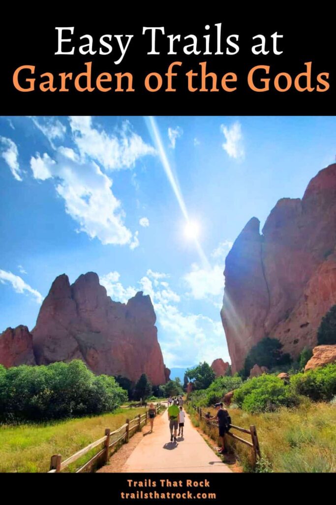 There are several easy hikes at Garden of the Gods in Colorado! One is even wheelchair and stroller accessible