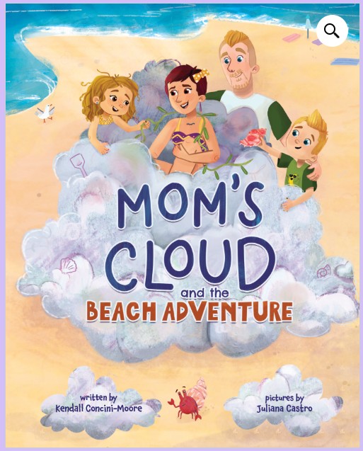 Book cover of Mom's Cloud and the Beach Adventure
