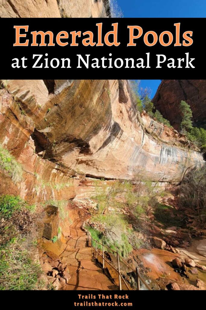 The Emerald Pools Trail is one of the best hikes at Zion National Park offering waterfalls and amazing views
