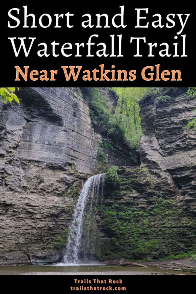 The trail to Eagle Cliff Falls is short and easy making it a fun stop when visiting Watkins Glen