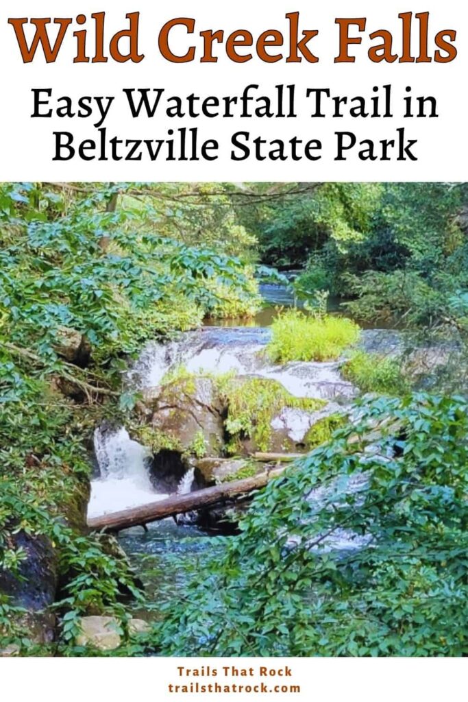 Take an easy trail to Wild Creek Falls using Christman Trail at Beltzville State Park in Pennsylvania near Jim Thorpe and the Poconos