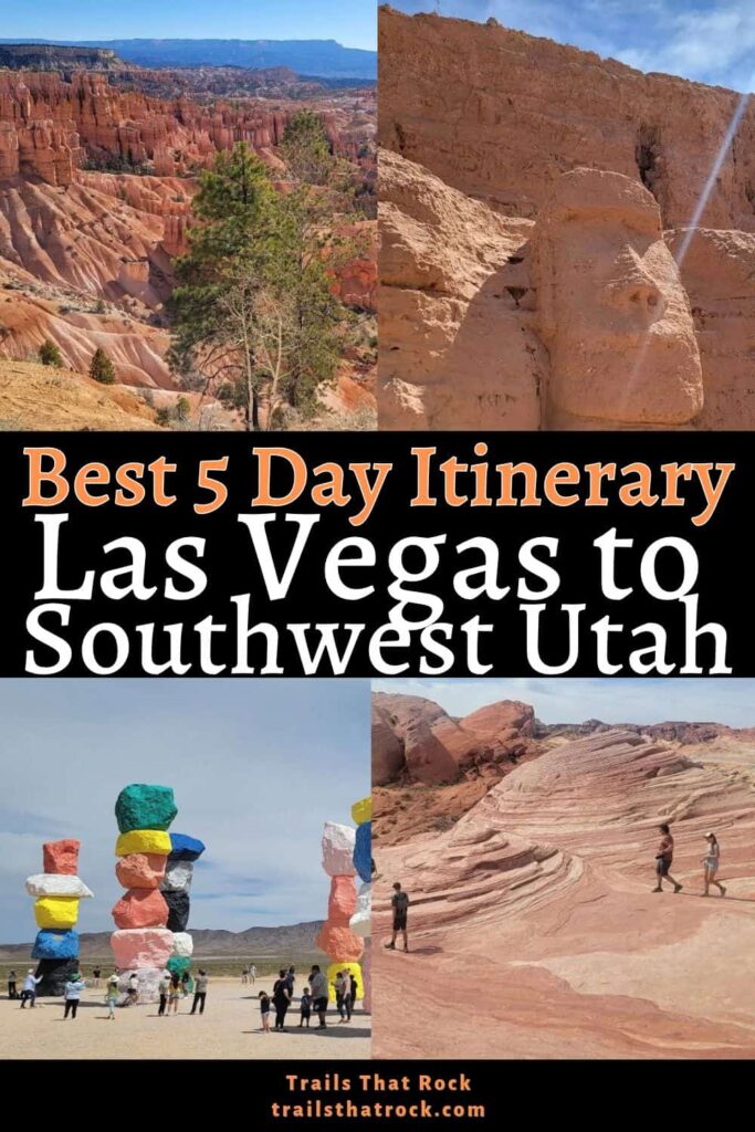 Sharing our awesome 5 days Las Vegas to Utah hiking trip itinerary